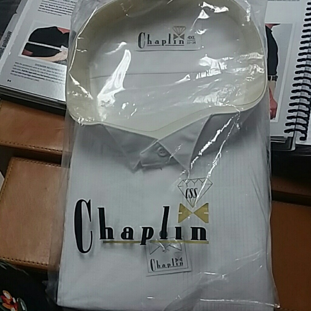 4XL (33/34) Chaplin Tuxedo Shirt